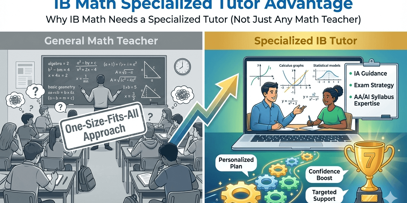 IB Math Specialized Tutor Advantage